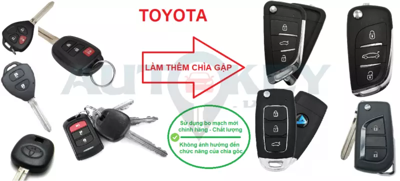 LÀM CHÌA REMOTE GẬP Ô TÔ GIÁ BAO NHIÊU