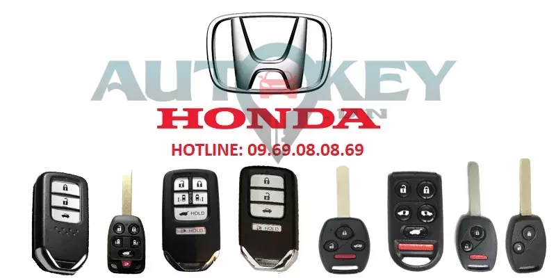 Làm chìa khóa ô tô Honda - Autokey.Vn