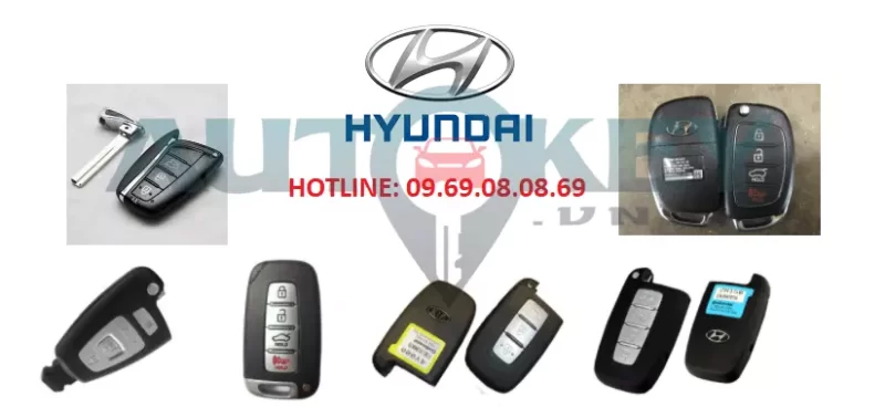 Làm chìa khóa ô tô Hyundai - Autokey.Vn