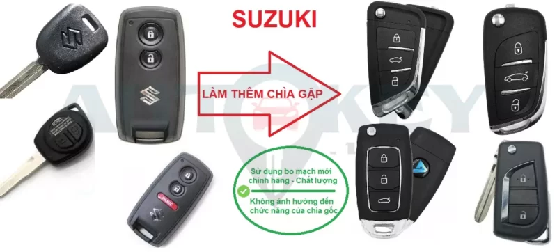 Làm chìa khóa ô tô Suzuki - Autokey.Vn